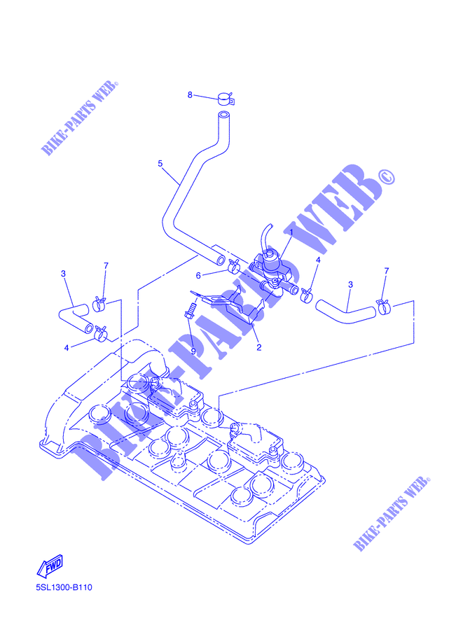 AIR INDUCTION SYSTEM AIS para Yamaha YZF-R6 2003
