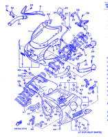 CARENAGENS FRONTAL para Yamaha FZR600H (67KW) 1993