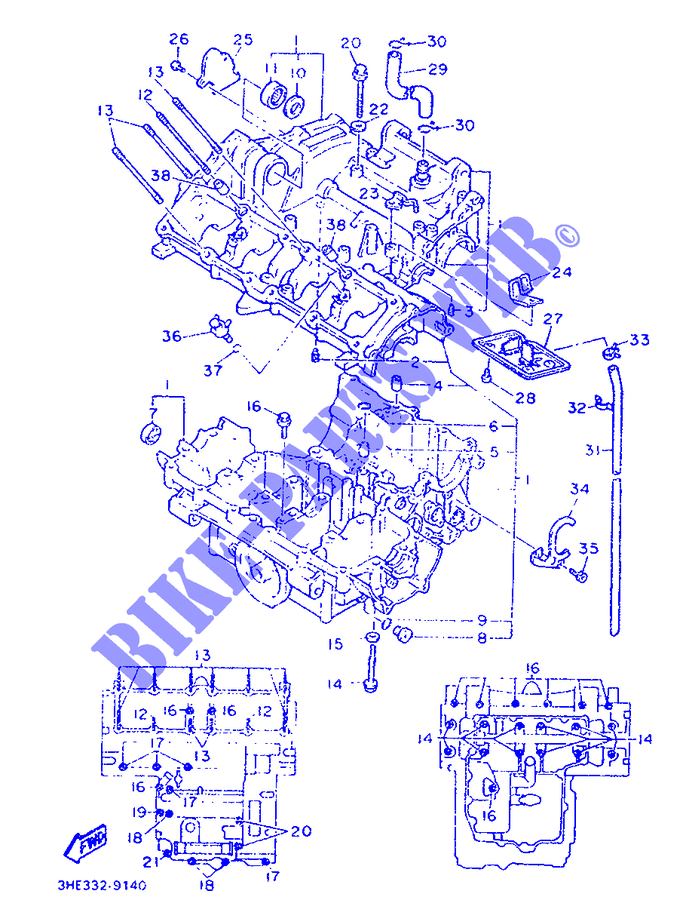 CARTERS para Yamaha FZR600N (20KW) 1990