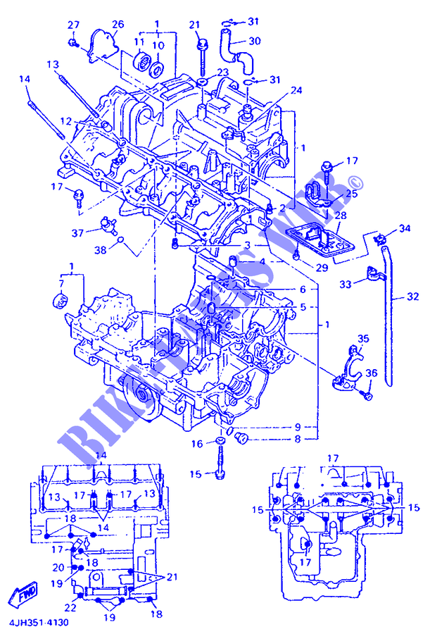 CARTERS para Yamaha FZR600R (72.1KW 1995