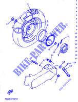 RODA DIANTEIRA para Yamaha BW S 1992