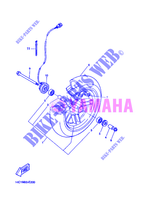 RODA DIANTEIRA para Yamaha BOOSTER NAKED 12