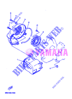 TAMPA REFRIGERAÇÃO / VENTOINHA para Yamaha YN50 2005
