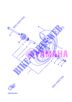RODA DIANTEIRA para Yamaha YQ50 2012
