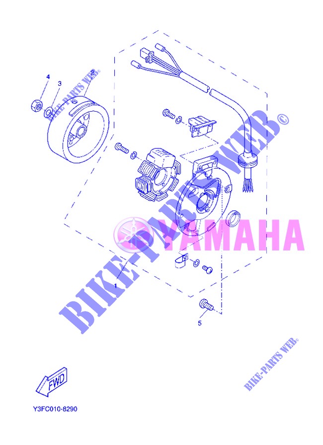 IGNIÇÃO para Yamaha BOOSTER 12