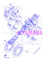 PINÇA DE TRAVÃO FRENTE para Yamaha FJR1300A 2013