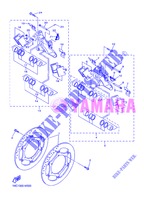 PINÇA DE TRAVÃO FRENTE para Yamaha FJR1300AS 2013