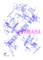 DESCANSO / POUSA PÉS para Yamaha FZ8NA 2013