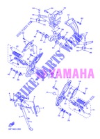 DESCANSO / POUSA PÉS para Yamaha FZ8S 2013