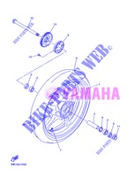 RODA DIANTEIRA para Yamaha DIVERSION 600 F ABS 2013
