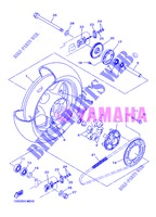 RODA TRASEIRA para Yamaha DIVERSION 600 F ABS 2013