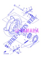 RODA TRASEIRA para Yamaha DIVERSION 600 2013