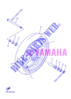 RODA DIANTEIRA para Yamaha DIVERSION 600 2013