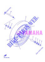 RODA DIANTEIRA para Yamaha DIVERSION 600 2013