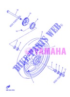 RODA DIANTEIRA para Yamaha DIVERSION 600 ABS 2013