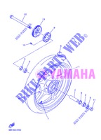 RODA DIANTEIRA para Yamaha DIVERSION 600 ABS 2013
