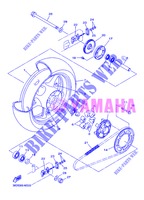 RODA TRASEIRA para Yamaha DIVERSION 600 ABS 2013