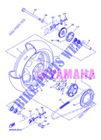 RODA TRASEIRA para Yamaha DIVERSION 600 ABS 2013