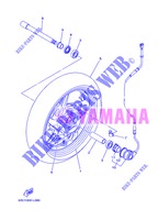 RODA DIANTEIRA para Yamaha XP500 2013