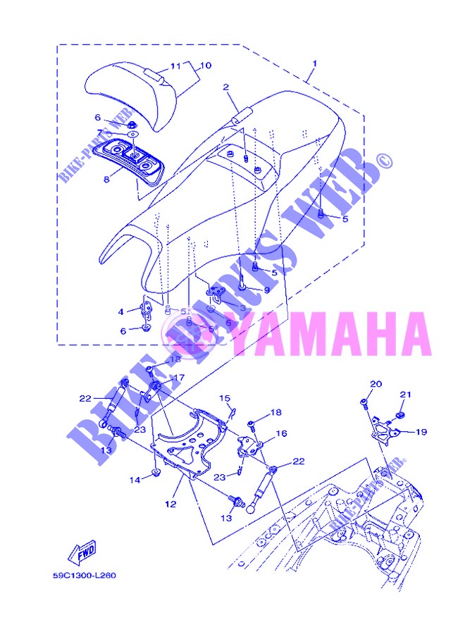 SELLE para Yamaha XP500A 2013