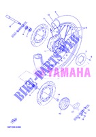 RODA DIANTEIRA para Yamaha XT660ZA 2013