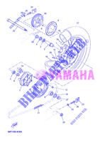 RODA TRASEIRA para Yamaha XT660ZA 2013