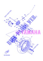 RODA DIANTEIRA para Yamaha YN50E 2013