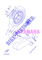 RODA TRASEIRA para Yamaha YN50E 2013