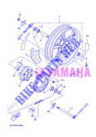 RODA TRASEIRA para Yamaha YZF-R125 2013