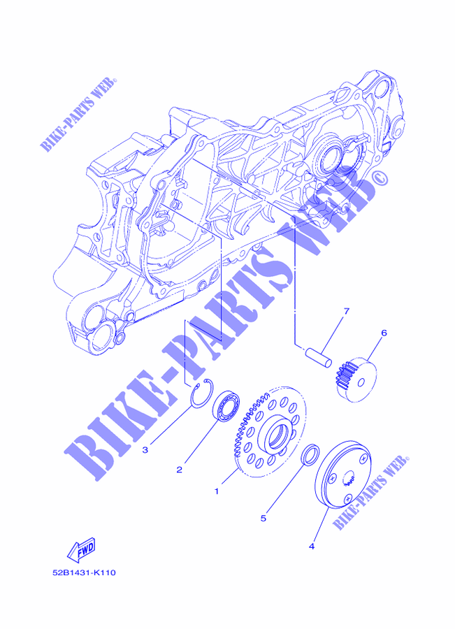 MOTOR DE ARRANQUE para Yamaha MBK FLIPPER 115 2014