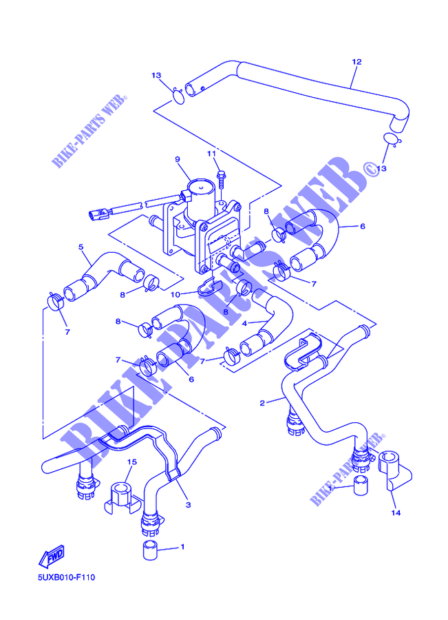 AIR INDUCTION SYSTEM AIS para Yamaha XJR1300C 2015