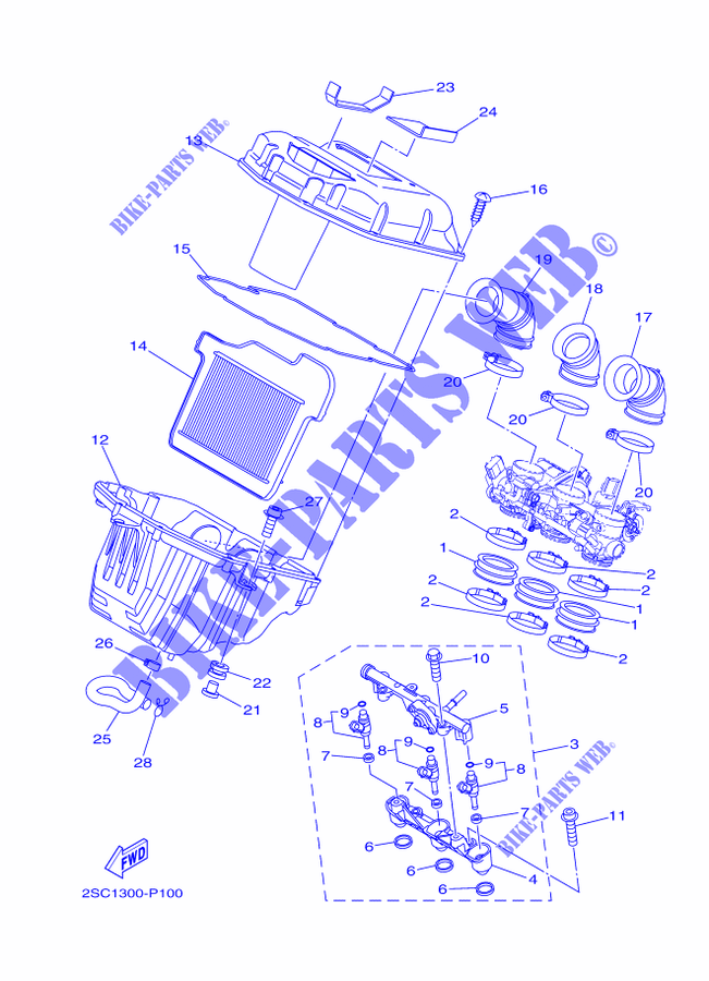 ADMISSÃO 2 para Yamaha MT-09 TRACER ABS 2016