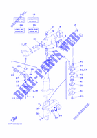 KIT DE REPARAÇÃO  para Yamaha 4C Manual Starter, Tiller Handle, Manual Tilt, Pre-Mixing, Shaf Shaft 20