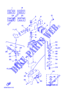 KIT DE REPARAÇÃO  para Yamaha 5CM Manual Starter, Tiller Handle, Manual Tilt, Pre-Mixing, Shaft 20