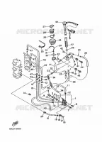 BOMBA DE ÓLEO 2 para Yamaha C40T Electric Start, Power Trim & Tilt 1996