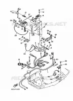 ELÉCTRICAS 2 para Yamaha C40T Electric Start, Power Trim & Tilt 1996