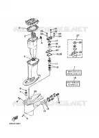 KIT DE REPARAÇÃO 2 para Yamaha C40T Electric Start, Power Trim & Tilt 1996