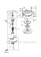 MOTOR DE ARRANQUE para Yamaha C40T Electric Start, Power Trim & Tilt 1996