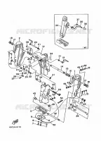 SUPORTE 1 para Yamaha C40T Electric Start, Power Trim & Tilt 1996
