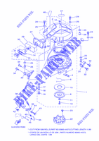 PEDAIS DE ARRANQUE para Yamaha 40X Manual Starter, Tiller Handle, Manual Trim & Tilt, Pre-Mixing, Shaft 20