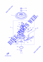 GERADOR para Yamaha E40G Manual Starter, Tiller Handle, Manual Tilt, Pre-Mixing, Shaft 20