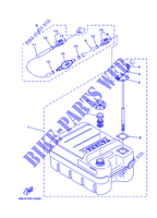 DEPÓSITO para Yamaha E40G Manual Starter, Tiller Handle, Manual Tilt, Pre-Mixing, Shaft 20