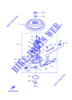 GERADOR para Yamaha E40G Enduro, Manual Starter, Tiller Handle, Manual Tilt, Pre-Mixing, Shaft 15