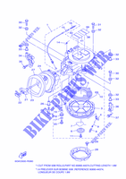 PEDAIS DE ARRANQUE para Yamaha 40X Manual Starter, Tiller Handle, Manual Tilt, Pre-mixing, Shaft 20