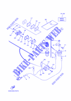 DEPÓSITO para Yamaha 40X Manual Starter, Tiller Handle, Manual Tilt, Pre-Mixing, Shaft 20