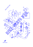 DEPÓSITO para Yamaha E48C Manual Starter, Tiller Handle, Manual Tilt, Pre-Mixing, Shaft 15