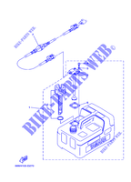 DEPÓSITO para Yamaha 5C Manual Starter, Tiller Handle, Manual Tilt, Pre-Mixing, Shaft 20