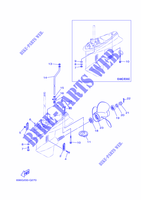 CARTER INFERIOR E TRANSMISSAO 3 para Yamaha E55C Enduro, Manual Starter, Tiller Handle, Manual Tilt, Pre-Mixing, Shaft 20
