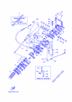 DIRECÇÃO para Yamaha E55C Enduro, Manual Starter, Tiller Handle, Manual Tilt, Pre-Mixing, Shaft 20