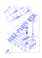 DEPÓSITO para Yamaha E55C Enduro, Manual Starter, Tiller Handle, Manual Tilt, Pre-Mixing 2007